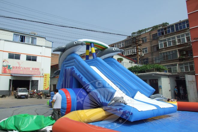 岭口镇充气大滑梯